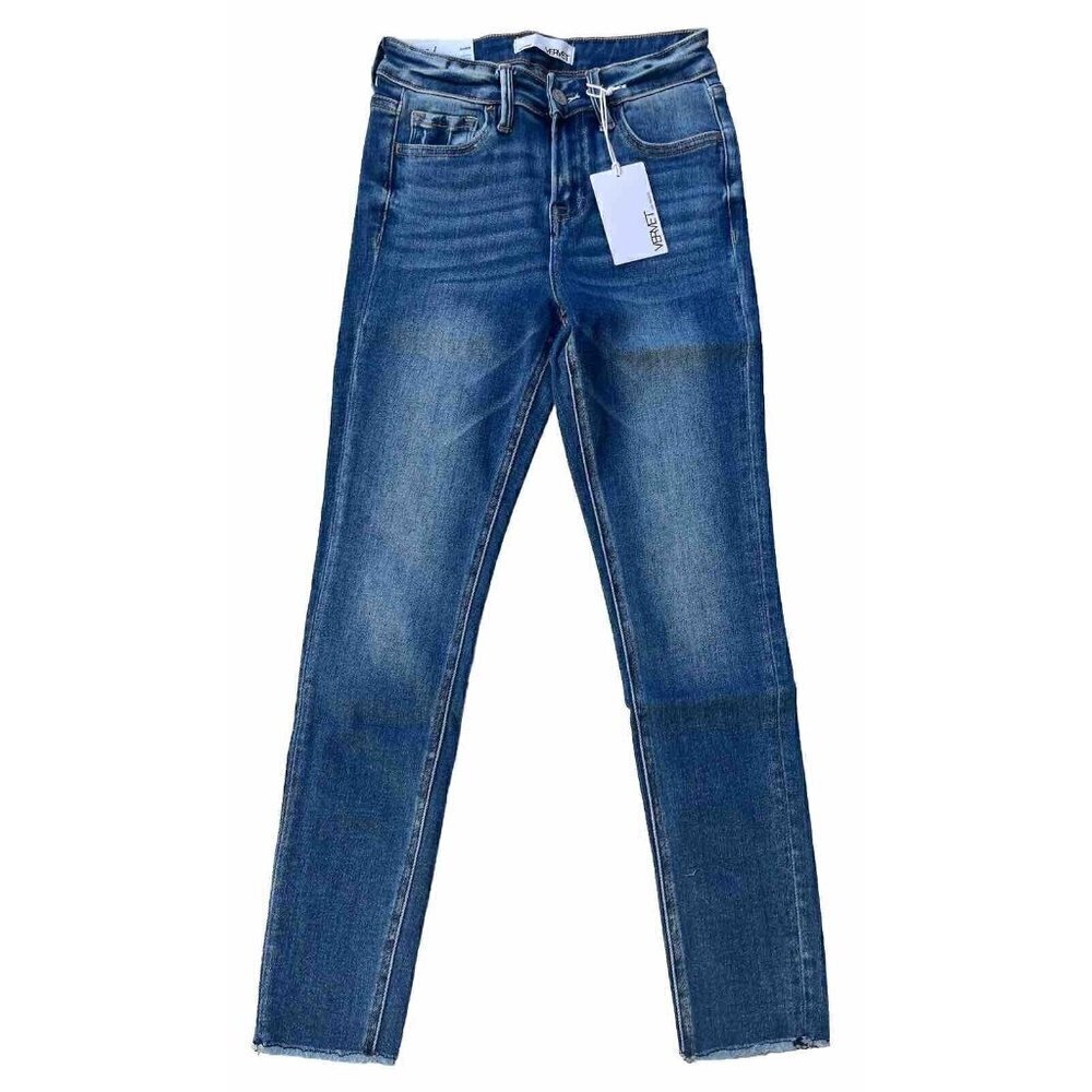 Vervet By Flying Monkey Amber Mid-Rise Skinny Jeans for Women - Size 25 - Picture 1 of 16